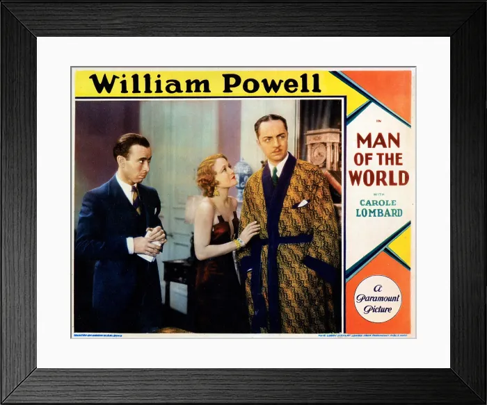 Framed Print : MAN OF THE WORLD, from left, George Chandler, Wynne Gibson, William Powell, 1931 Framed Print : MAN OF THE WORLD, from left, George Chandler, Wynne Gibson, William Powell, 1931
