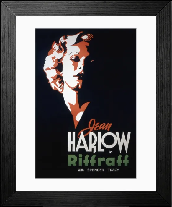 Framed Print : RIFFRAFF, Jean Harlow, 1935