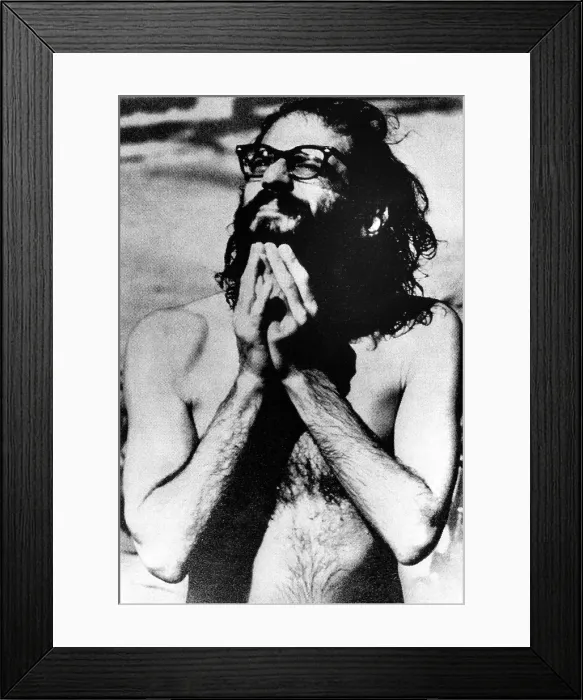 Framed Print : Beat Poet Allen Ginsberg, age 40, ca.1966. Courtesy: CSU Archives / Everett Collection