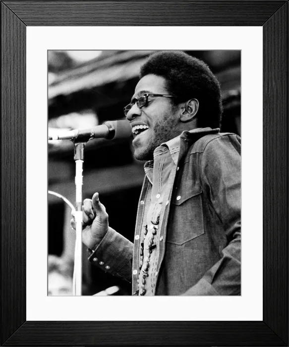 Framed Print : Al Green onstage, ca. 1973. Courtesy CSU Archives / Everett Collection