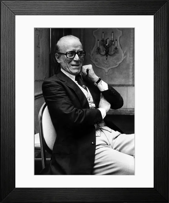 Framed Print : Aldo Gucci. ca. late 1970s. Courtesy: CSU Archives / Everett Collection