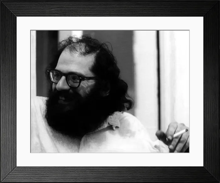 Framed Print : Beat Poet Allen Ginsberg, June 1966. Courtesy: CSU Archives / Everett Collection