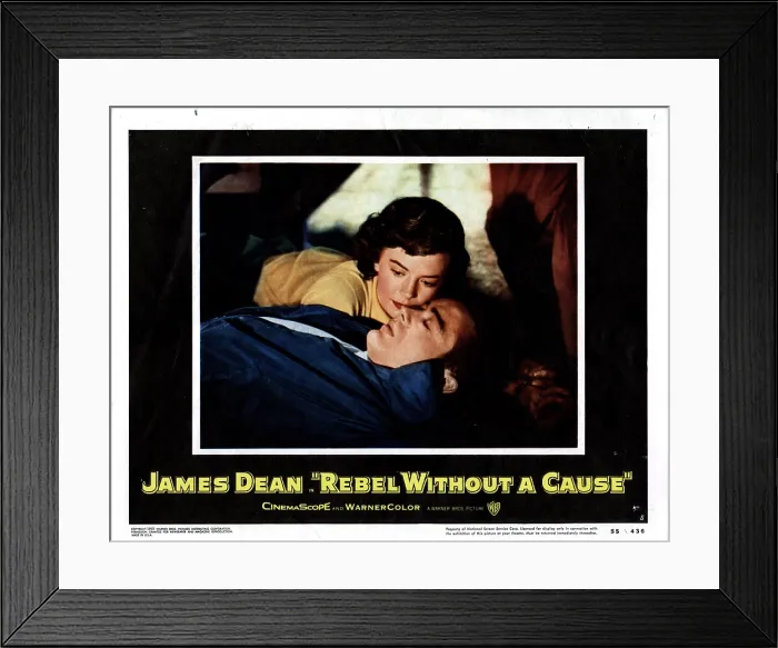 Framed Print : REBEL WITHOUT A CAUSE, from top, Natalie Wood, James Dean, 1955 Framed Print : REBEL WITHOUT A CAUSE, from top, Natalie Wood, James Dean, 1955