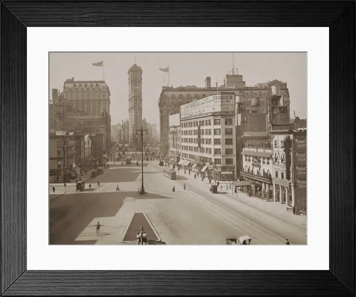 Framed Print : Longacre Square, in 1911, at the Intersection of Broadway and Seventh Avenue in New York City. When New York Times publisher Adolph S Framed Print : Longacre Square, in 1911, at the Intersection of Broadway and Seventh Avenue in New York City. When New York Times publisher Adolph S