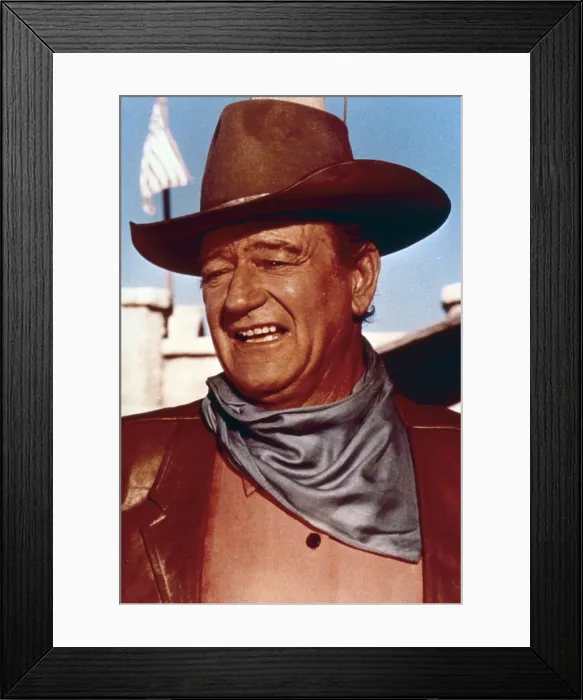 Framed Print : RIO LOBO, John Wayne, 1970