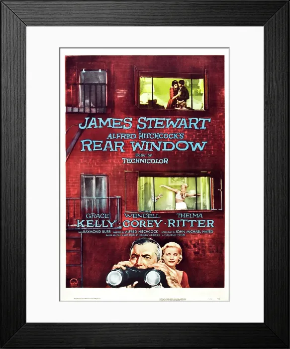 Framed Print : REAR WINDOW, Grace Kelly, James Stewart, 1954 Framed Print : REAR WINDOW, Grace Kelly, James Stewart, 1954
