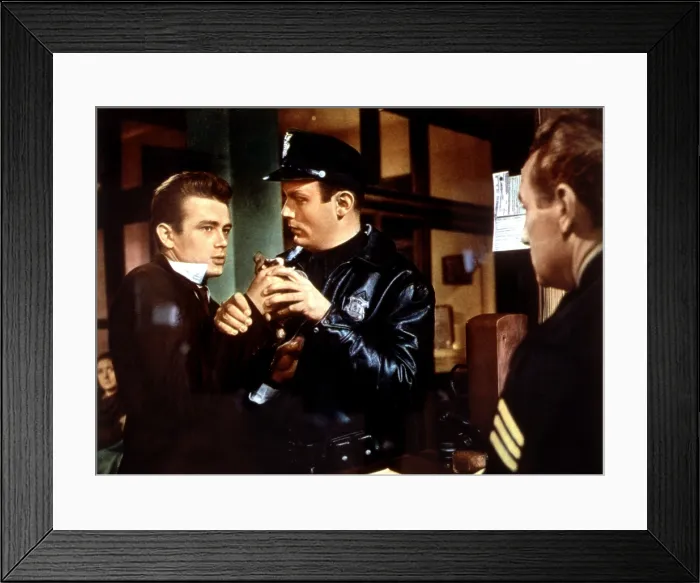 Framed Print : REBEL WITHOUT A CAUSE, James Dean, 1955