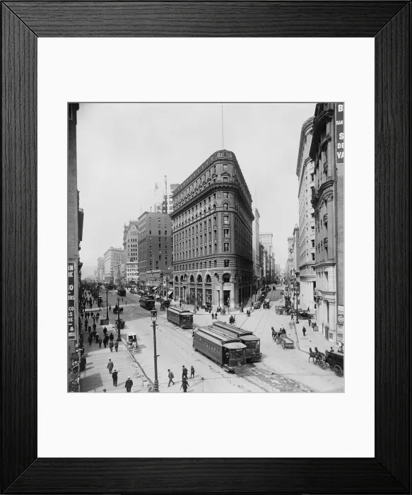 Framed Print : San Francisco thriving in 1912, only six years after the 1906 earthquake Framed Print : San Francisco thriving in 1912, only six years after the 1906 earthquake