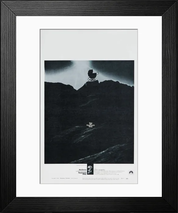 Framed Print : ROSEMARY'S BABY, US poster, Mia Farrow, 1968