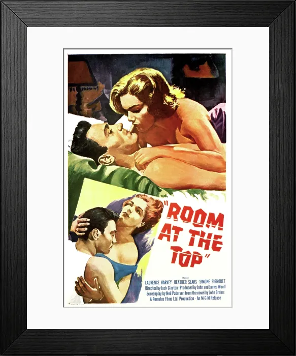Framed Print : ROOM AT THE TOP, Simone Signoret, Laurence Harvey, 1959 Framed Print : ROOM AT THE TOP, Simone Signoret, Laurence Harvey, 1959