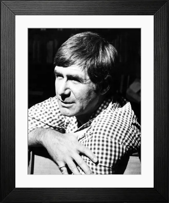 Framed Print : Evan Hunter, aka Ed McBain, circa 1978.. Courtesy: CSU Archives  /  Everett Collection
