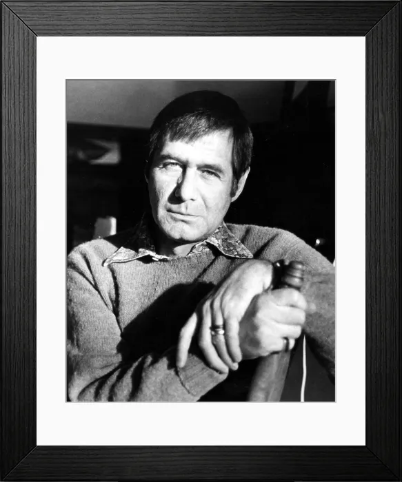 Framed Print : Evan Hunter, aka Ed McBain, circa 1978.. Courtesy: CSU Archives  /  Everett Collection