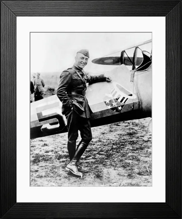 Framed Print : World War I fighter ace and air advisor Eddie Rickenbacker, (1890-1973), c. 1920.. Courtesy: CSU Archives / Everett Collection Framed Print : World War I fighter ace and air advisor Eddie Rickenbacker, (1890-1973), c. 1920.. Courtesy: CSU Archives / Everett Collection