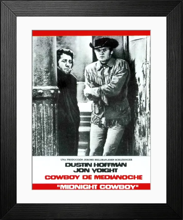 Framed Print : MIDNIGHT COWBOY, from left: Dustin Hoffman, Jon Voight, 1969 Framed Print : MIDNIGHT COWBOY, from left: Dustin Hoffman, Jon Voight, 1969