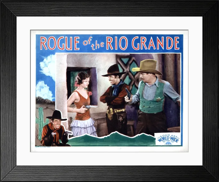 Framed Print : ROGUE OF THE RIO GRANDE, from left, Myrna Loy, Jose Bohr, Walter Miller, 1930 Framed Print : ROGUE OF THE RIO GRANDE, from left, Myrna Loy, Jose Bohr, Walter Miller, 1930