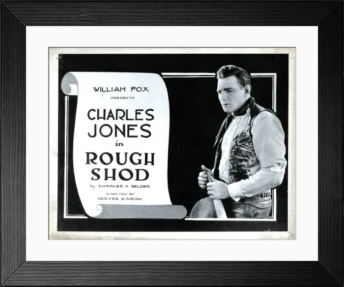 Framed Print : ROUGHSHOD, Buck Jones, 1922, TM & Copyright 20th Century Fox Film Corp. / courtesy Everett Collection