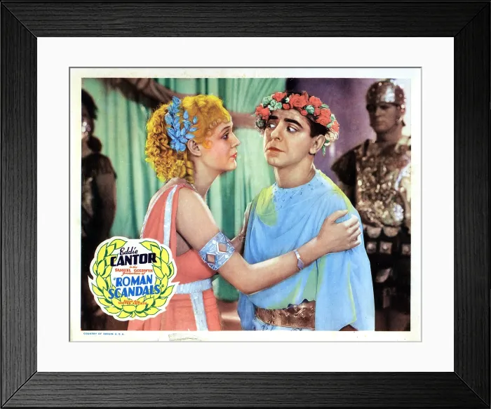 Framed Print : ROMAN SCANDALS, from left, Gloria Stuart, Eddie Cantor, 1933