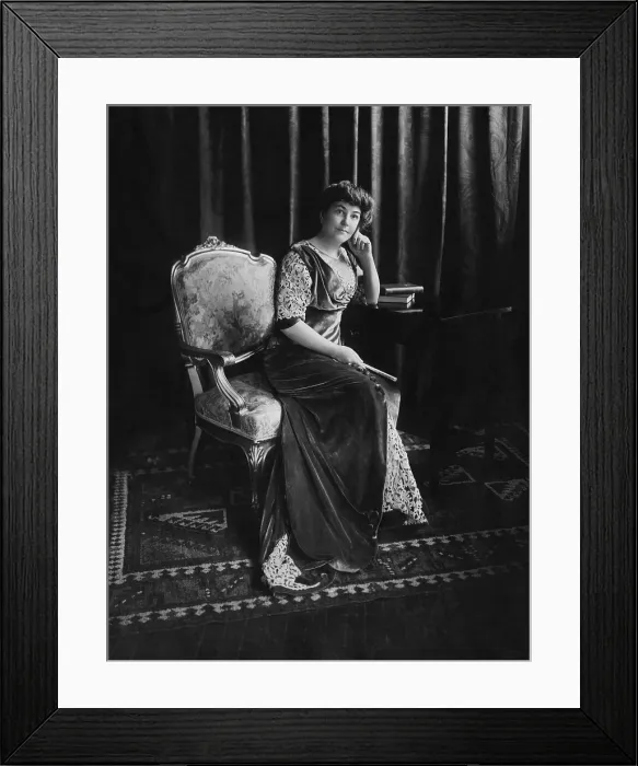 Framed Print : Ellen Louise Wilson (1860-1914), First Lady 1913-1914, circa 1912, Courtesy: CSU Archives / Everett Collection
