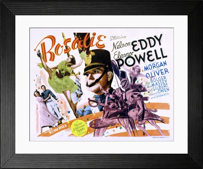 Framed Print : ROSALIE, Eleanor Powell, Nelson Eddy, 1937 Framed Print : ROSALIE, Eleanor Powell, Nelson Eddy, 1937