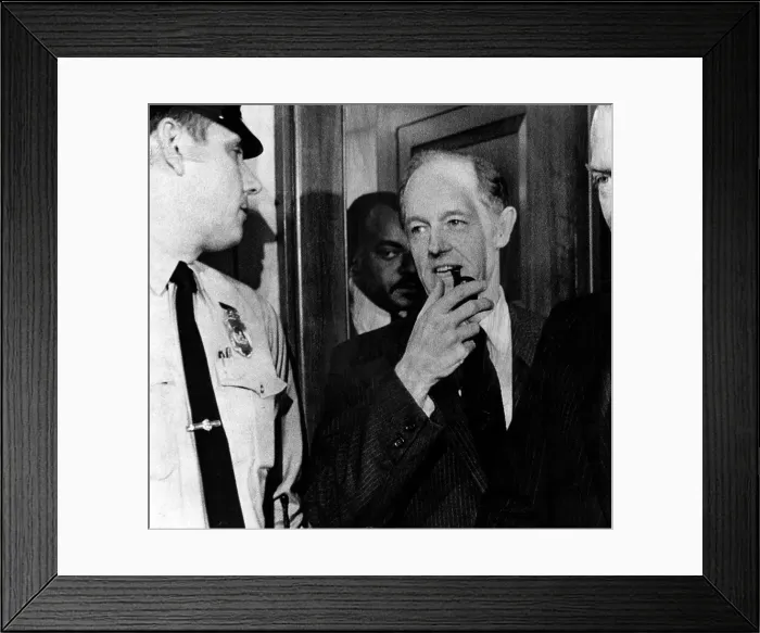 Framed Print : E. Howard Hunt leaves Senate Office after conferring with Watergate Investigative Committee, Washington, DC, May 14, 1973. Courtesy: CSU Archives / Everett Collection Framed Print : E. Howard Hunt leaves Senate Office after conferring with Watergate Investigative Committee, Washington, DC, May 14, 1973. Courtesy: CSU Archives / Everett Collection