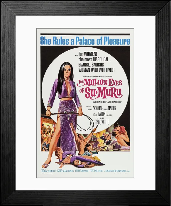 Framed Print : THE MILLION EYES OF SU-MURU, (aka SUMURU), Shirley Eaton, 1967 Framed Print : THE MILLION EYES OF SU-MURU, (aka SUMURU), Shirley Eaton, 1967