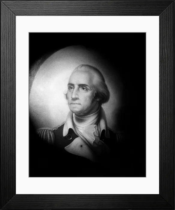 Framed Print : George Washington, (1732-1799), U.S. President 1789-1797, c. 1790's.. Courtesy: CSU Archives  /  Everett Collection