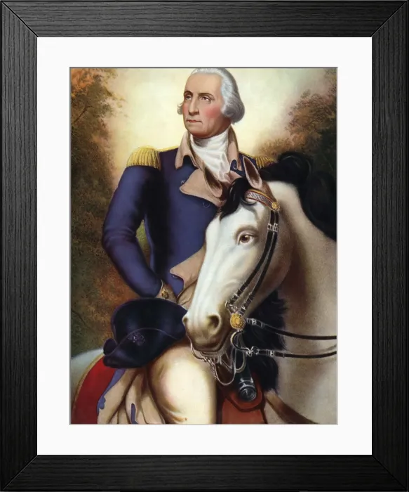 Framed Print : George Washington, (1732-1799), U.S. President 1789-1797, c. 1790's.. Courtesy: CSU Archives / Everett Collection Framed Print : George Washington, (1732-1799), U.S. President 1789-1797, c. 1790's.. Courtesy: CSU Archives / Everett Collection