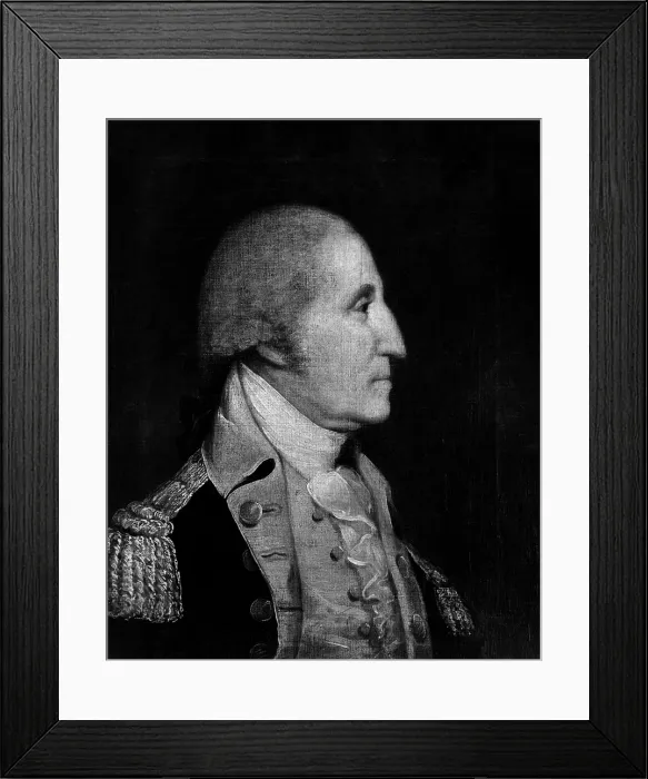 Framed Print : George Washington, (1732-1799), U.S. President 1789-1797, c. 1790's.. Courtesy: CSU Archives  /  Everett Collection