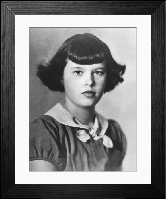 Framed Print : Gloria Vanderbilt, American socialite, at thirteen years old, circa 1937. Courtesy: CSU Archives / Everett Collection