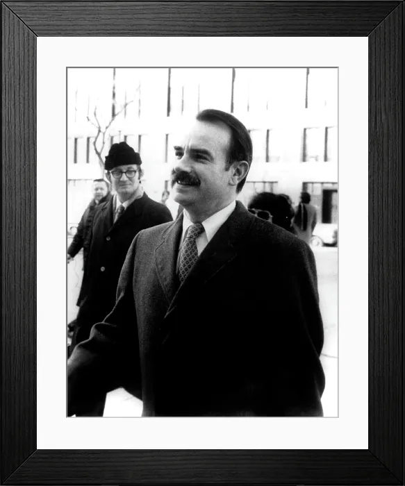Framed Print : G. Gordon Liddy, ca. 1973. Courtesy: CSU Archives  /  Everett Collection