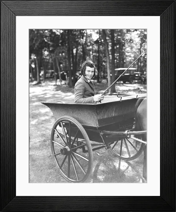 Framed Print : Gloria Vanderbilt at a horse show in Long Island, 10 / 3 / 35.. Courtesy: CSU Archives  /  Everett Collection