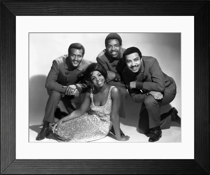 Framed Print : Gladys Knight and the Pips, ca. 1960s. Courtesy: CSU Archives / Everett Collection