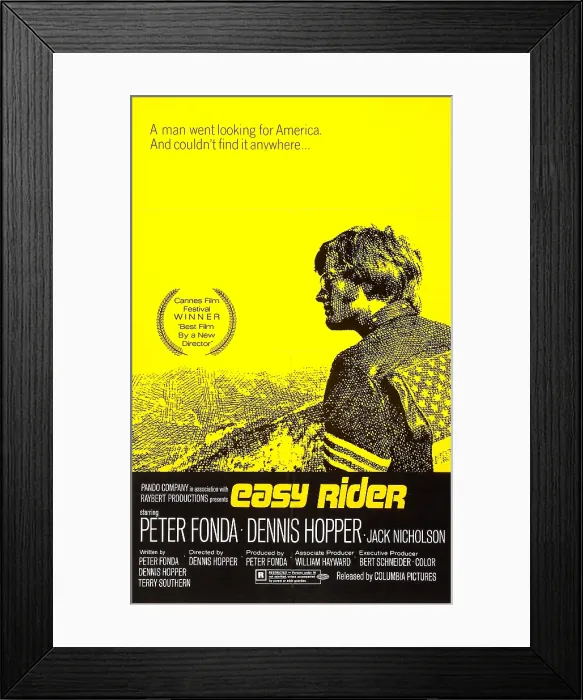 Framed Print : EASY RIDER, Peter Fonda, 1969 Framed Print : EASY RIDER, Peter Fonda, 1969
