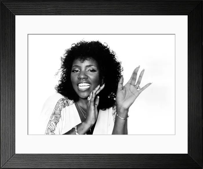 Framed Print : Gloria Gaynor, circa 1980. Courtesy: CSU Archives  /  Everett Collection