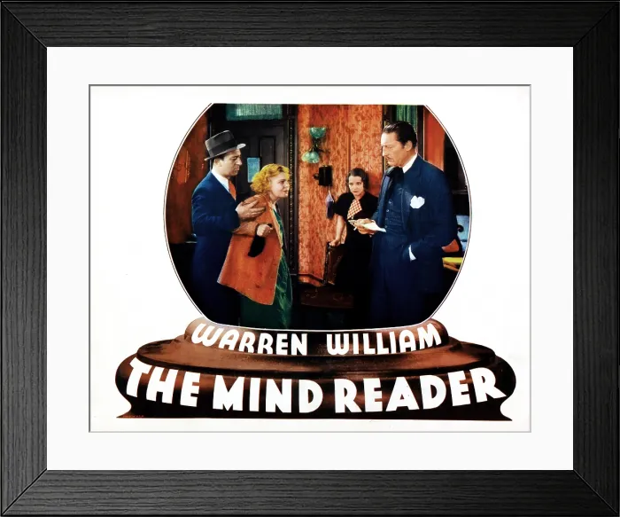 Framed Print : THE MIND READER, from left, Allen Jenkins, Mayo Methot, Constance Cummings, Warren William, 1933