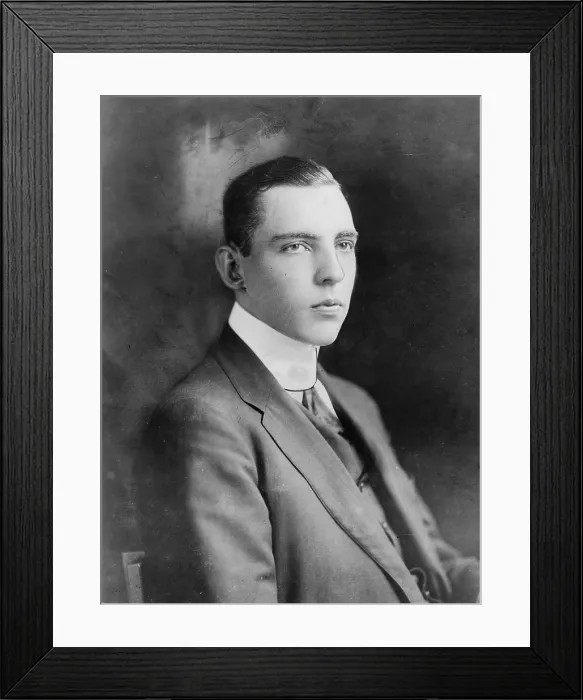 Framed Print : Vincent Astor (1891-1959), late husband of Brooke Astor, circa 1910s