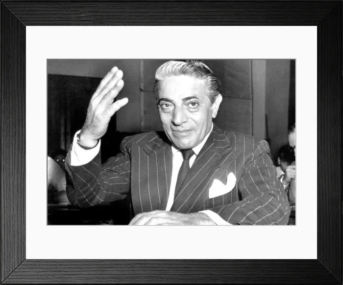 Framed Print : Aristotle Onassis at a Congressional hearing, 1959. Courtesy: CSU Archives / Everett Collection Framed Print : Aristotle Onassis at a Congressional hearing, 1959. Courtesy: CSU Archives / Everett Collection