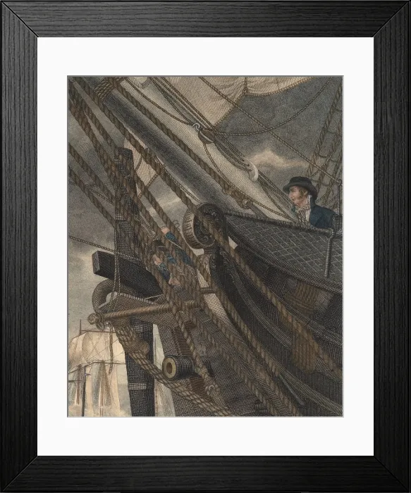 Framed Print : War of 1812.The Battle of Lake Erie, aka Battle of Put-in-Bay, Sept. 10, 1813