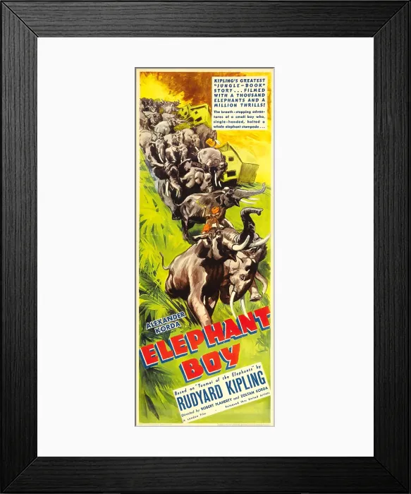 Framed Print : ELEPHANT BOY, 1937