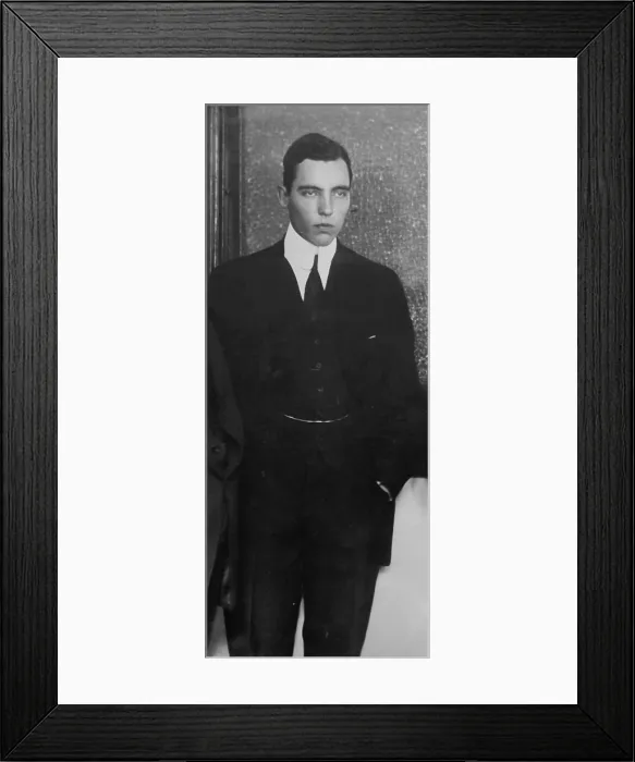 Framed Print : Vincent Astor (1891-1959), late husband of Brooke Astor, circa 1912