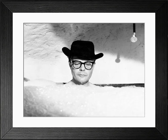 Framed Print : 8 1 / 2, Marcello Mastroianni, 1963 Framed Print : 8 1 / 2, Marcello Mastroianni, 1963