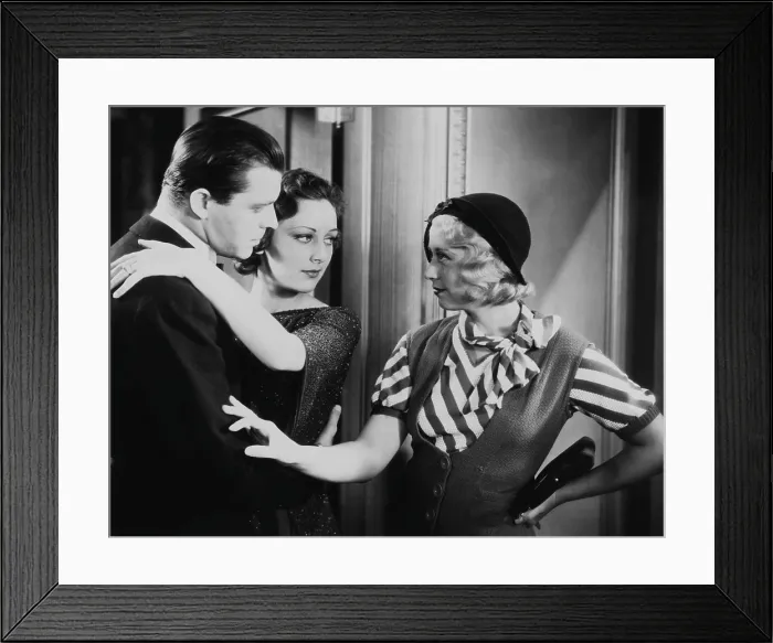 Framed Print : THREE ON A MATCH, Lyle Talbot, Ann Dvorak, Joan Blondell, 1932