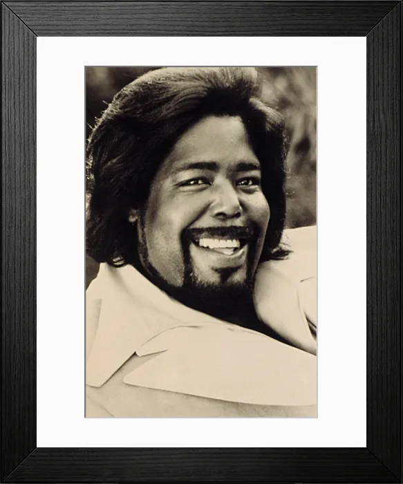 Framed Print : BARRY WHITE, portrait c. 1978. Courtesy: CSU Archives / Everett Collection Framed Print : BARRY WHITE, portrait c. 1978. Courtesy: CSU Archives / Everett Collection