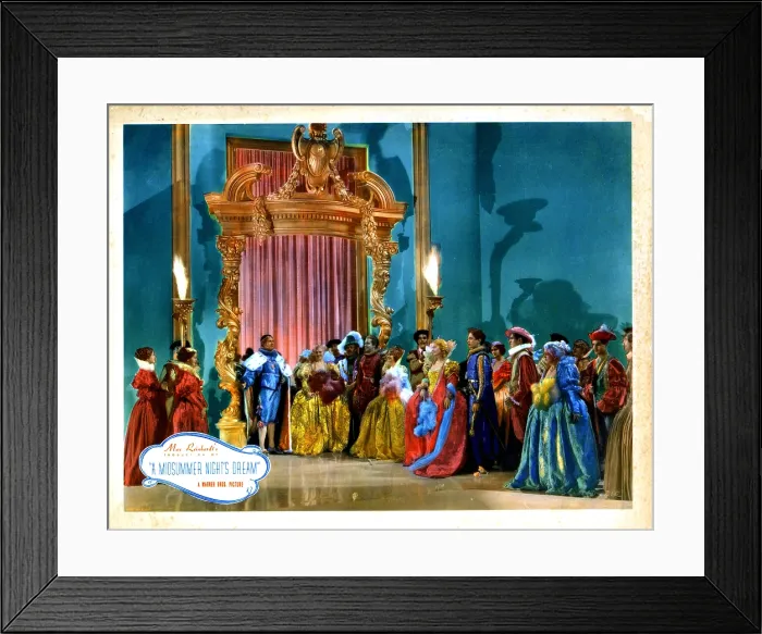 Framed Print : A MIDSUMMER NIGHT'S DREAM, Verree Teasdale, Ian Hunter, Dick Powell, Olivia de Havilland, Jean Muir, Ross Alexander, Grant Mitchell, 1935
