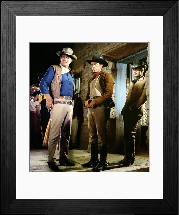 Framed Print : EL DORADO, John Wayne, Christopher George, James Caan, 1967