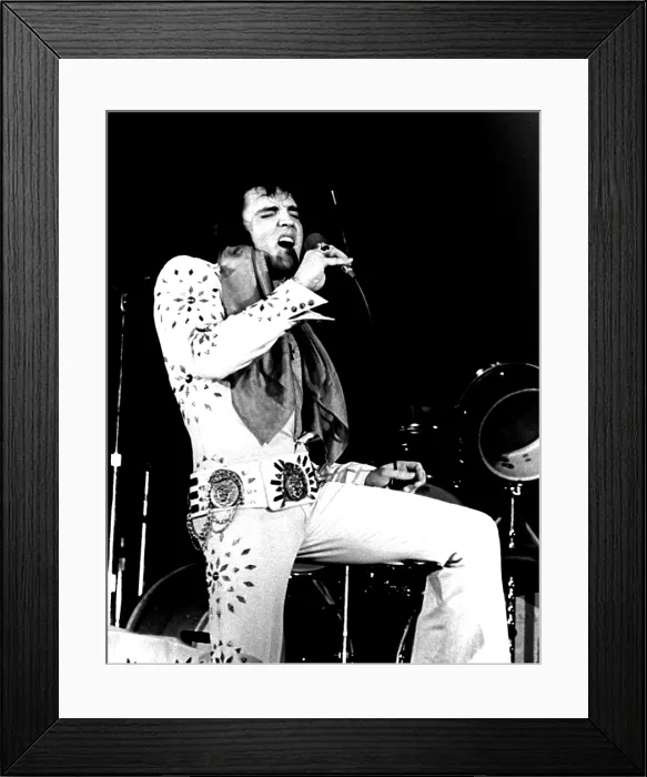 Framed Print : ELVIS ON TOUR, Elvis Presley, 1972