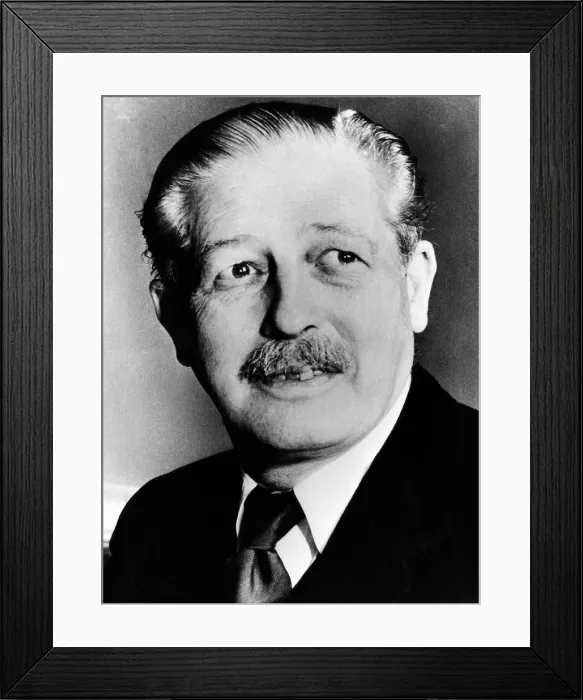 Framed Print : Harold MacMillan, (1894-1986), British Prime Minister 1957-1963, c. 1957.. Courtesy: CSU Archives  /  Everett Collection