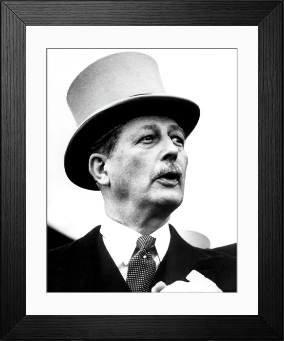Framed Print : British Prime Minister Harold MacMillan, ca. 1957. Courtesy: CSU Archives  /  Everett Collection