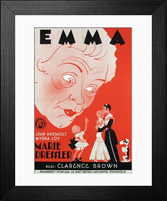 Framed Print : EMMA, foreign poster art, 1932 Framed Print : EMMA, foreign poster art, 1932