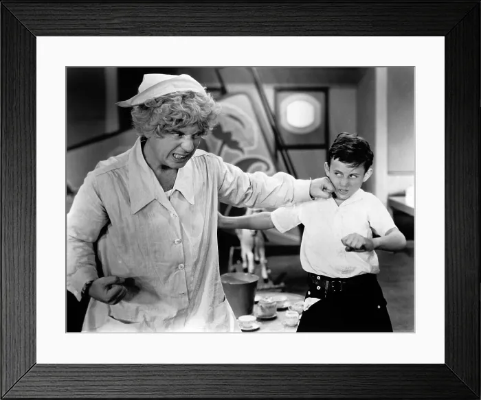 Framed Print : MONKEY BUSINESS, Harpo Marx, 1931